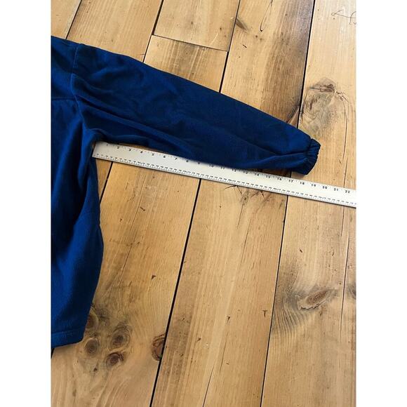 Olympic Team U.S.A teal fleece long sleeve full zip jacket. embroidered logo XL - Picture 5 of 7